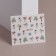 Slider - Nail Design "Flower Dreams", packing 6 pcs, multi -colored