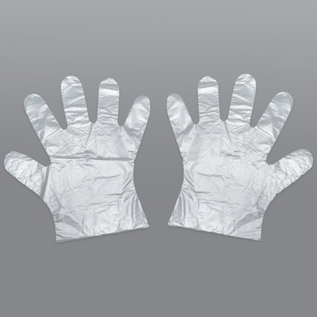 Disposable gloves, universal size, 100 pcs, 0.4 microns, transparent-1