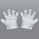 Disposable gloves, universal size, 100 pcs, 0.4 microns, transparent