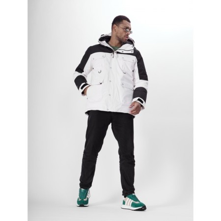 Ski jacket men's, size 50, white color-12