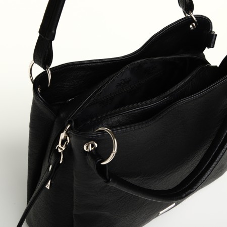 Women's bag with lightning, black color-5