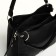 Women's bag with lightning, black color