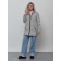 Women's winter jacket, size 42, light gray color