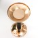 Summary Metal for 1 candle "Black Column" gold 18.5x9x9 cm