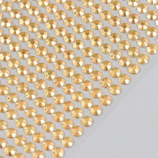 Semi -busines self -adhesive d 6 mm, gold