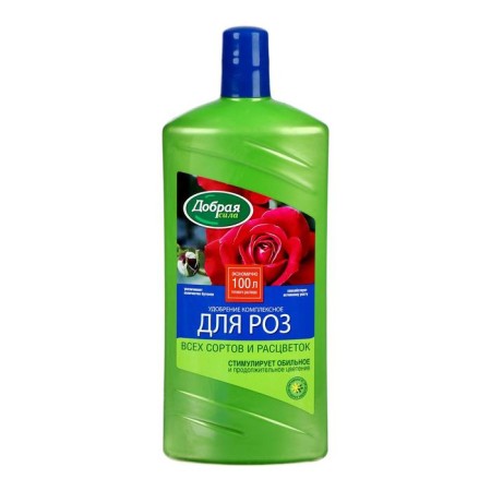 Liquid organ-mineral fertilizer "Good power" for roses, 1 liter