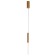 Lukas Soft Lumber LED 5W 4000K matte gold 2x2x30-130cm