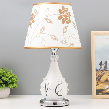 Sabrin's table lamp E27 40W white 25x25x43 cm Risalux