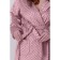 Women's bathrobe, size 54, purple-purple color
