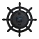 Watch Wall Interior "Speaker. Map" D-15 cm, silent, black with bronze