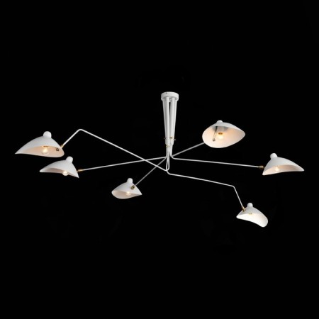Ceiling Ceiling ST LUCE. SL305.502.06. SPRUZZO. 6x60 watts, E27, 180x180x54 cm, white color-3