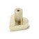Furniture button “Heart” handle, satin gold color