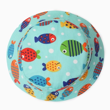 Panama Children's KAFTAN "FISH" R.48 Blue-4