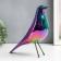 Souvenir Polystone "Bird" gold chameleon 25.5x25x8 cm