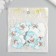 Buttons wood for creativity 2 punctures "angel in blue" set of 15 pcs 2.8x3.1 cm