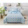 Children's set with blanket "Dinosaurus", size 160x220 cm, 160x230 cm, 50x70 cm, blue color