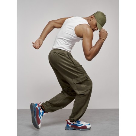 Sports pants, size 54, khaki color-14
