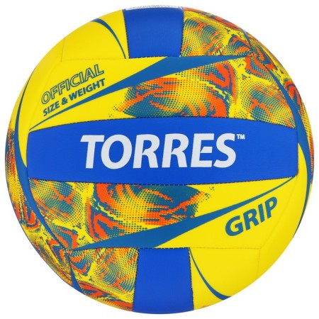 Volleyball ball Torres Grip Y, TPU, machine stitching, 18 panels, p. 5-4