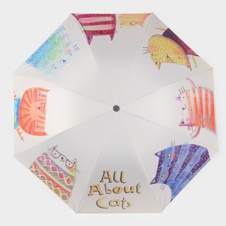 Mechanical “Cats” umbrella, Eponge, 4 additions, 8 knitting needles, r = 49 cm, color mix-7