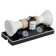 Bra WL38 BK, GU10, 2x35W, black, 16x6.8x7.8 cm