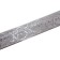 Bar for the cornice "monogram", height 7 cm, length 25 m, color silver, light gray