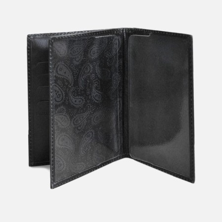 Cover for auto documents, passport department, black color-3