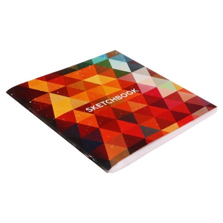 Sketchbook 165 x 165 mm, 40 sheets of "graphics", cover coated cardboard, block 100 g/m²-1