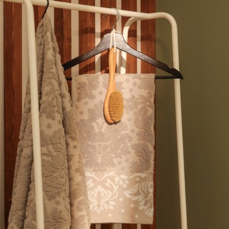 Tainted Tainted Ethel "Classic", col. Brown, 67x140 cm, 83% HL, 17% linen, 500 g/m2-1