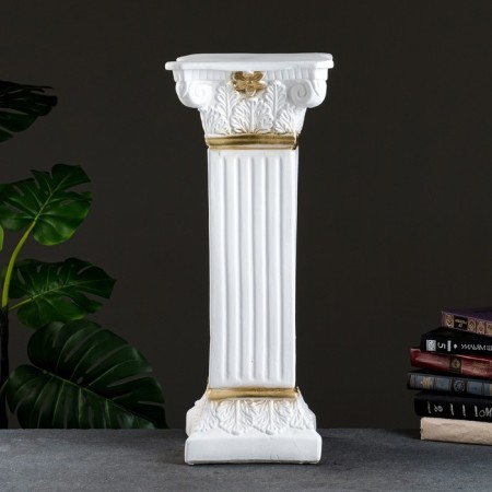 Column "Antique", white-gold 65x27 cm-1