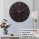 Watching clock, interior "classics", silent, D-30 cm, brown