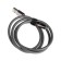 Microusb cable - usb, 2.4 a, TPE braid, frost -resistant, 1 meter, gray