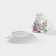Tea couple ceramic shares “Tomic rose”, 2 items: a cup 250 ml, a saucer d = 14 cm
