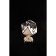 Designer Wooden 3D Ewa Globe Icosahedron with a secret (casket, safe) Black