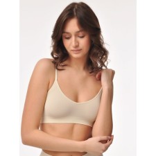Female top on thin straps in the rumor Mirey Top V-Cutout SPALA Stretta, size 44-46, color Pimbir