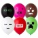 Latex ball 14 "Pixels", pastel, set of 50 pcs., Mix