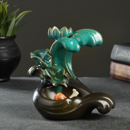 A set of incense on the stand "Wave" 14x13x10cm-3
