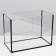 Aquarium rectangular "atall" with a lid, 29 liters, 43 x 22.5 x 30/35 cm, black