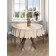 Tablecloth “leaf lines”, round, Saten, d = 150 cm