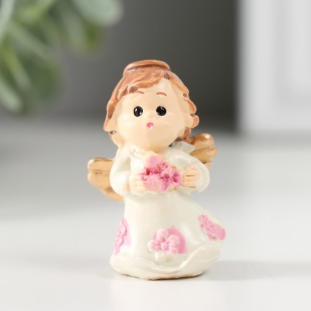 Souvenir Polystone "Angel with a Flower" MIX 2x2.5x4 cm-1