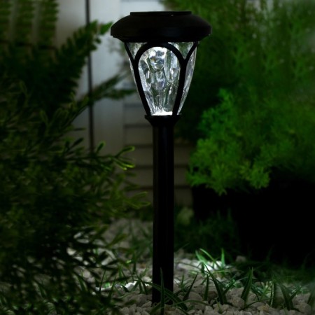 Garden lamp on the sunny battery "Retro", 10 × 39 × 10 cm, 1 LED, glow white glow-1