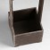 Kashpo - wooden box 13.5x13.5x30 cm brown Provence