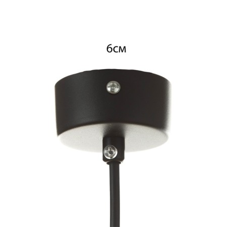 Suspension lamp "Titan" LED 5W 4000K black 2.8x2.8x60-160cm-4