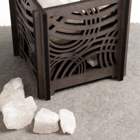 Salt lamp "circles" E14 15W 1.8 kg-5