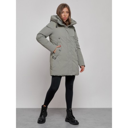 Winter Winter jacket, size 42, khaki color-2