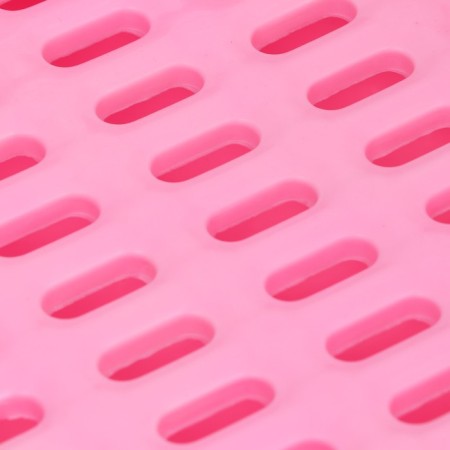 A cage for rodents with wheels and a retractable pallet, 49 x 33 x 37 cm, pink-7
