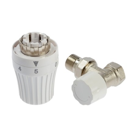 The thermostatic OGINT kit, for the radiator, 2B1, corner, 1/2 ", PN10, M30x1.5, 6-28 ° C-1