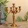 Jnii aluminum candlestick for 5 candles 18x18x35 cm