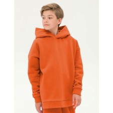 Children's sweatshirt, height 122 cm, orange color