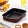 The baking sheet "Expert", 34 × 24 × 6 cm, anti -stick coating, burgundy color