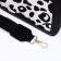 Bag Cross-Bodi with a zipper, black/white color